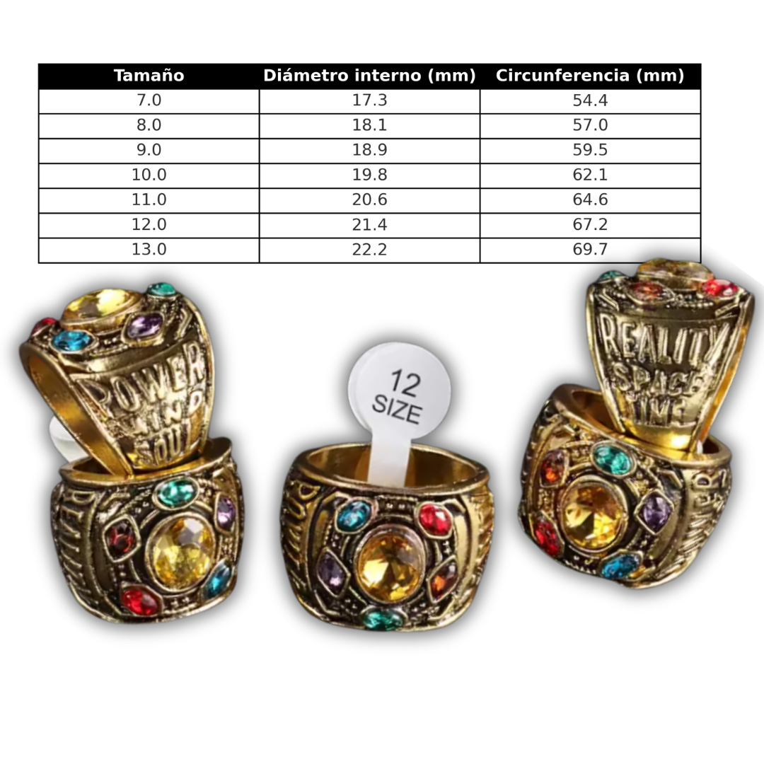 Anillo Infinity War Edición Exclusiva